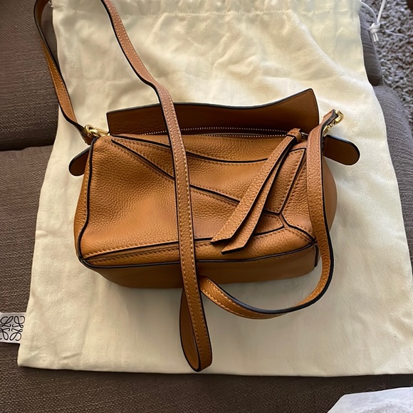 Loewe Handbags - Loewe Mini Puzzle bag in tan